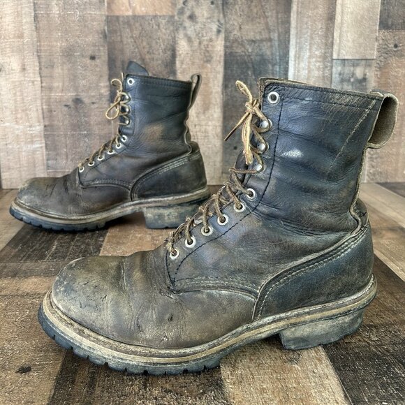 Red Wing Vintage Steel Toe Work Boots Mens 11 D - Picture 11 of 12